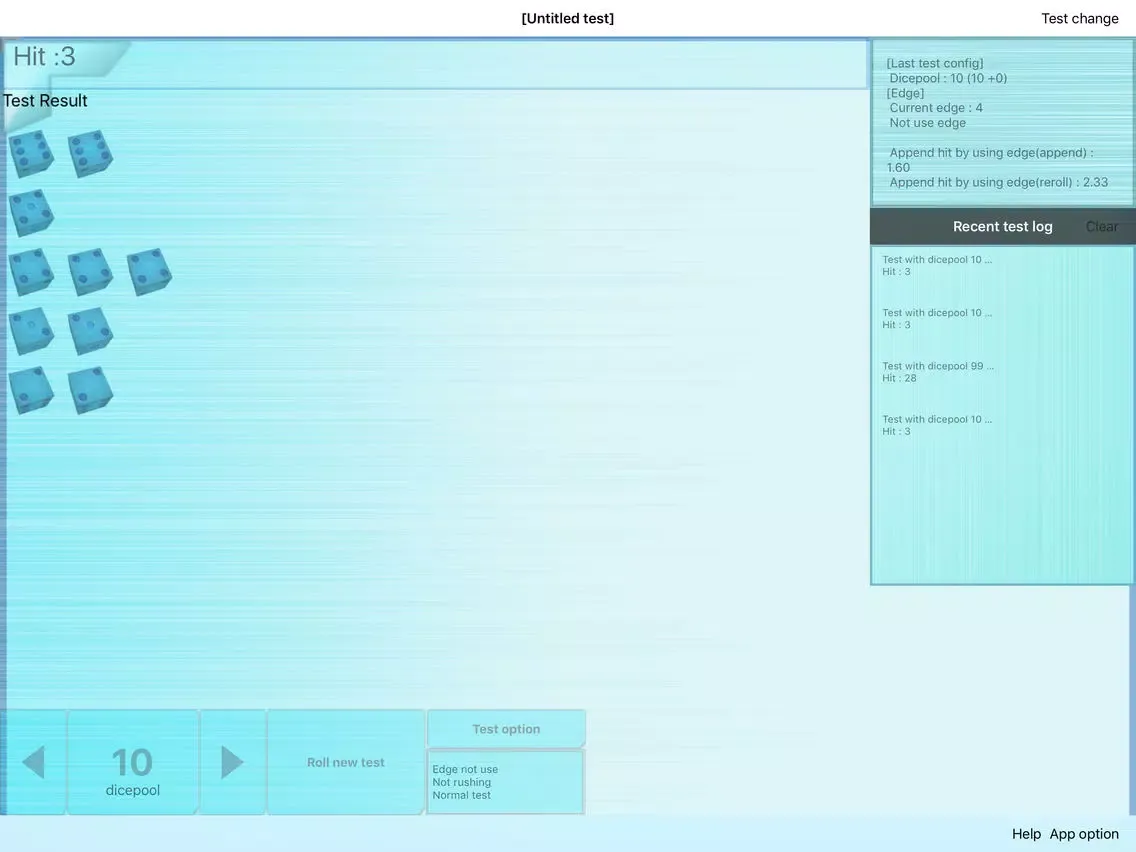 SR4 Dice Tool iPad  Screenshots